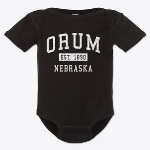 Orum Nebraska Classic Established Baby Onesie