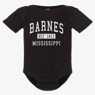 Barnes Mississippi Classic Established Baby Onesie