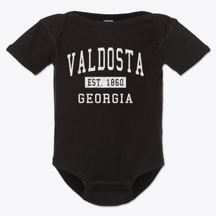 Valdosta Georgia Classic Established Baby Onesie