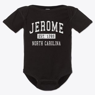 Jerome North Carolina Classic Established Baby Onesie