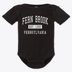 Fern Brook Pennsylvania Classic Established Baby Onesie