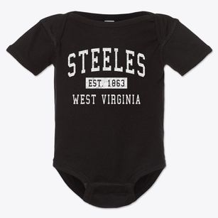 Steeles West Virginia Classic Established Baby Onesie