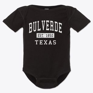 Bulverde Texas Classic Established Baby Onesie