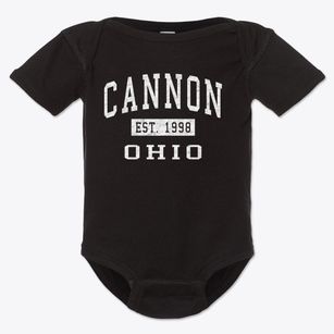 Cannon Ohio Classic Established Baby Onesie