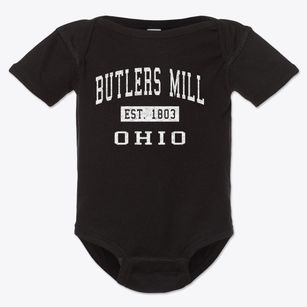 Butlers Mill Ohio Classic Established Baby Onesie