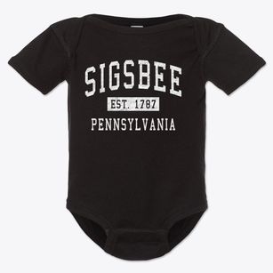 Sigsbee Pennsylvania Classic Established Baby Onesie