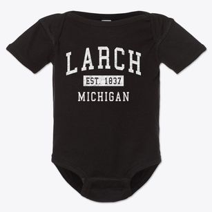 Larch Michigan Classic Established Baby Onesie