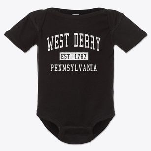 West Derry Pennsylvania Classic Established Baby Onesie