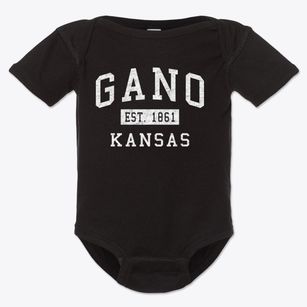 Gano Kansas Classic Established Baby Onesie