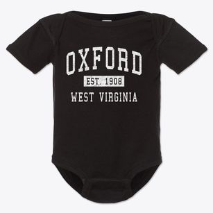 Oxford West Virginia Classic Established Baby Onesie