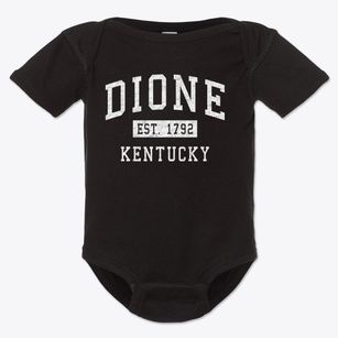 Dione Kentucky Classic Established Baby Onesie