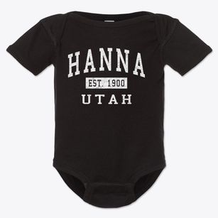 Hanna Utah Classic Established Baby Onesie