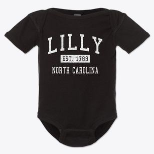 Lilly North Carolina Classic Established Baby Onesie