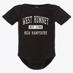 West Rumney New Hampshire Classic Established Baby Onesie