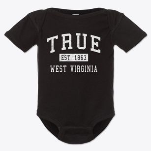 True West Virginia Classic Established Baby Onesie
