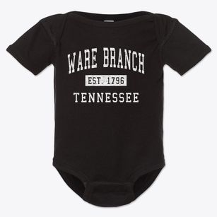 Ware Branch Tennessee Classic Established Baby Onesie