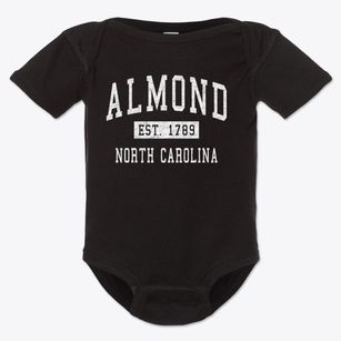 Almond North Carolina Classic Established Baby Onesie