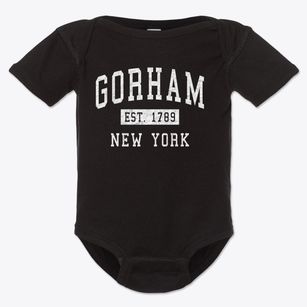Gorham New York Classic Established Baby Onesie