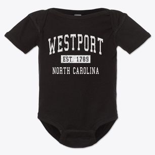 Westport North Carolina Classic Established Baby Onesie