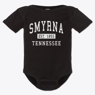 Smyrna Tennessee Classic Established Baby Onesie