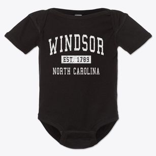 Windsor North Carolina Classic Established Baby Onesie