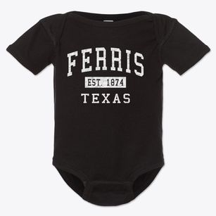 Ferris Texas Classic Established Baby Onesie