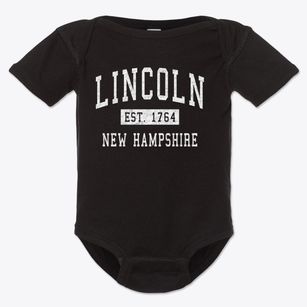 Lincoln New Hampshire Classic Established Baby Onesie