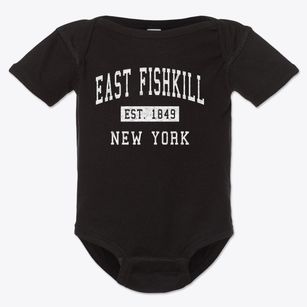 East Fishkill New York Classic Established Baby Onesie