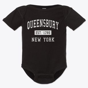 Queensbury New York Classic Established Baby Onesie