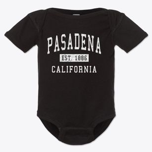Pasadena California Classic Established Baby Onesie