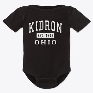 Kidron Ohio Classic Established Baby Onesie