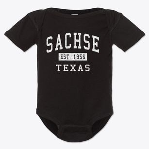 Sachse Texas Classic Established Baby Onesie