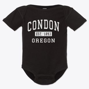 Condon Oregon Classic Established Baby Onesie