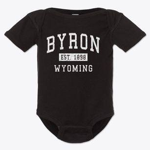 Byron Wyoming Classic Established Baby Onesie