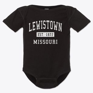 Lewistown Missouri Classic Established Baby Onesie