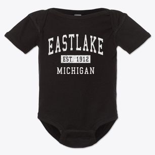 Eastlake Michigan Classic Established Baby Onesie