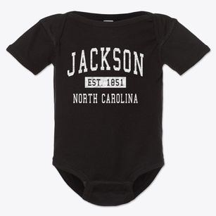 Jackson North Carolina Classic Established Baby Onesie