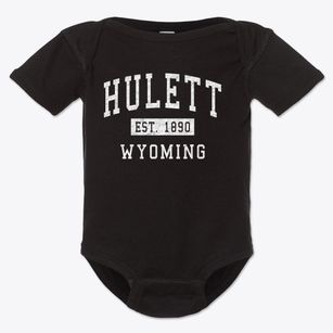 Hulett Wyoming Classic Established Baby Onesie