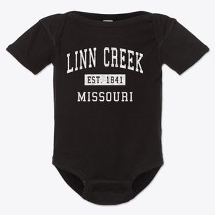 Linn Creek Missouri Classic Established Baby Onesie