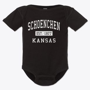 Schoenchen Kansas Classic Established Baby Onesie