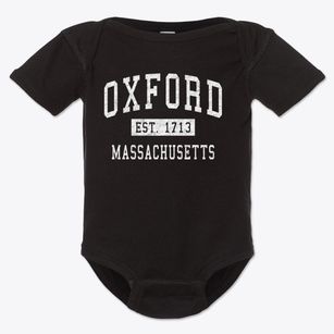 Oxford Massachusetts Classic Established Baby Onesie