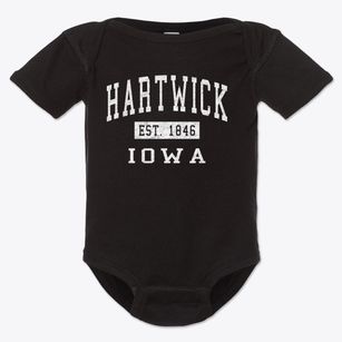 Hartwick Iowa Classic Established Baby Onesie