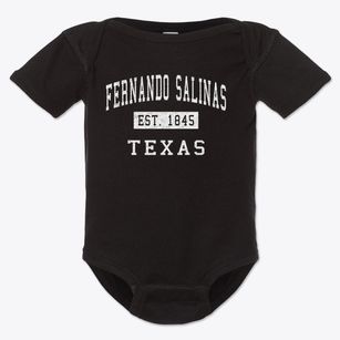 Fernando Salinas Texas Classic Established Baby Onesie