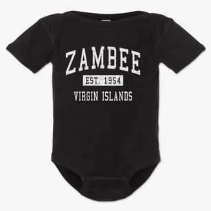 Zambee Virgin Islands Classic Established Baby Onesie