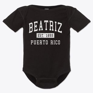 Beatriz Puerto Rico Classic Established Baby Onesie