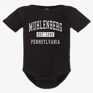 Muhlenberg Pennsylvania Classic Established Baby Onesie