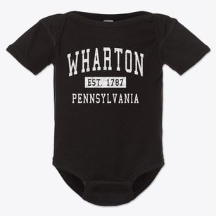 Wharton Pennsylvania Classic Established Baby Onesie