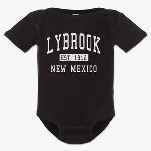 Lybrook New Mexico Classic Established Baby Onesie