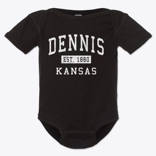 Dennis Kansas Classic Established Baby Onesie