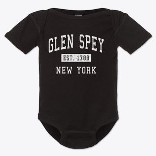 Glen Spey New York Classic Established Baby Onesie